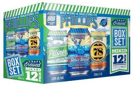 PHILLIPS BREWING BOX SET, Size: 12 Cans