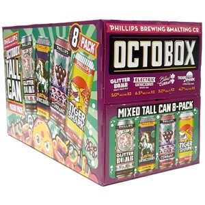 PHILLIPS BREWING OCTOBOX MIXED PACK, Size: 8 Cans