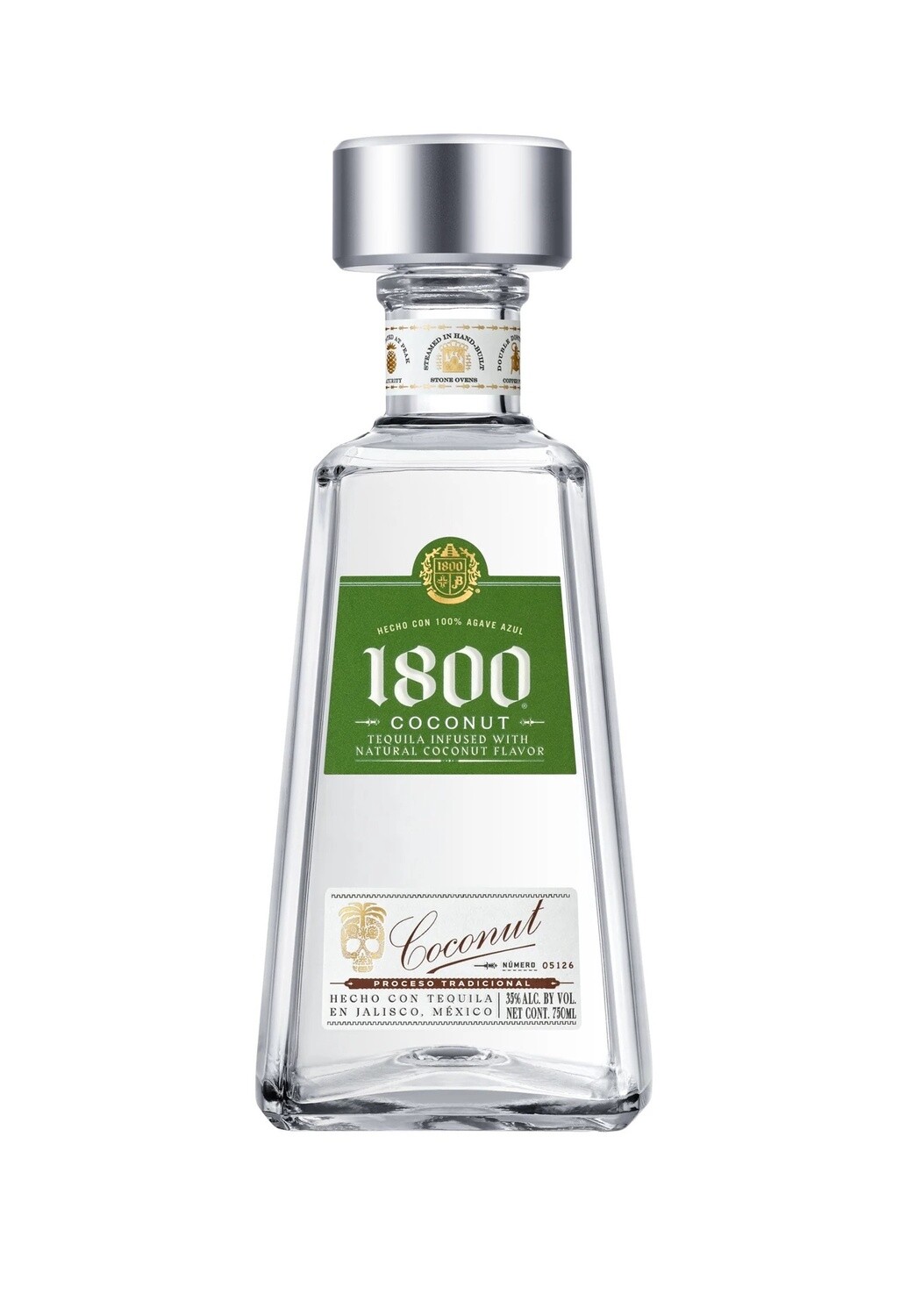 1800 COCONUT TEQUILA, Size: 750 ml