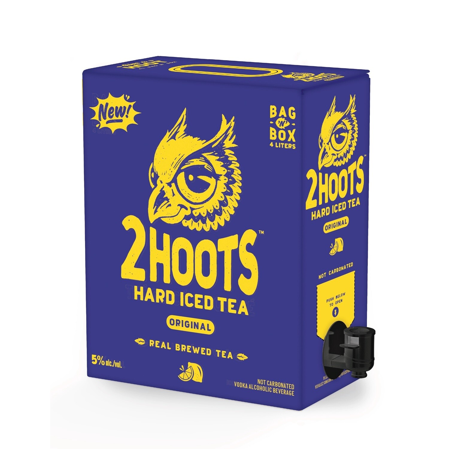 2 HOOTS LEMON TEA BAG-IN-BOX, Size: 4000 ml
