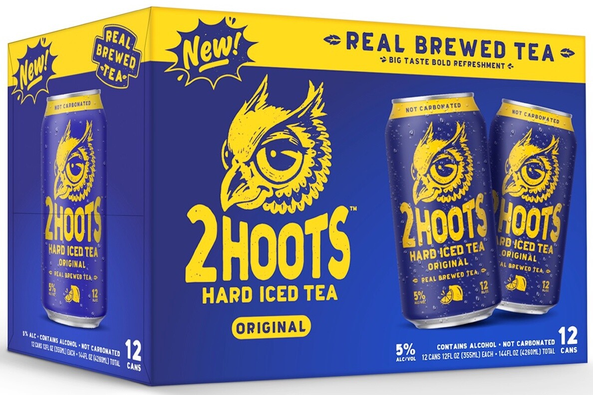 2 HOOTS HARD ICED TEA 12 PACK, Size: 12 Cans