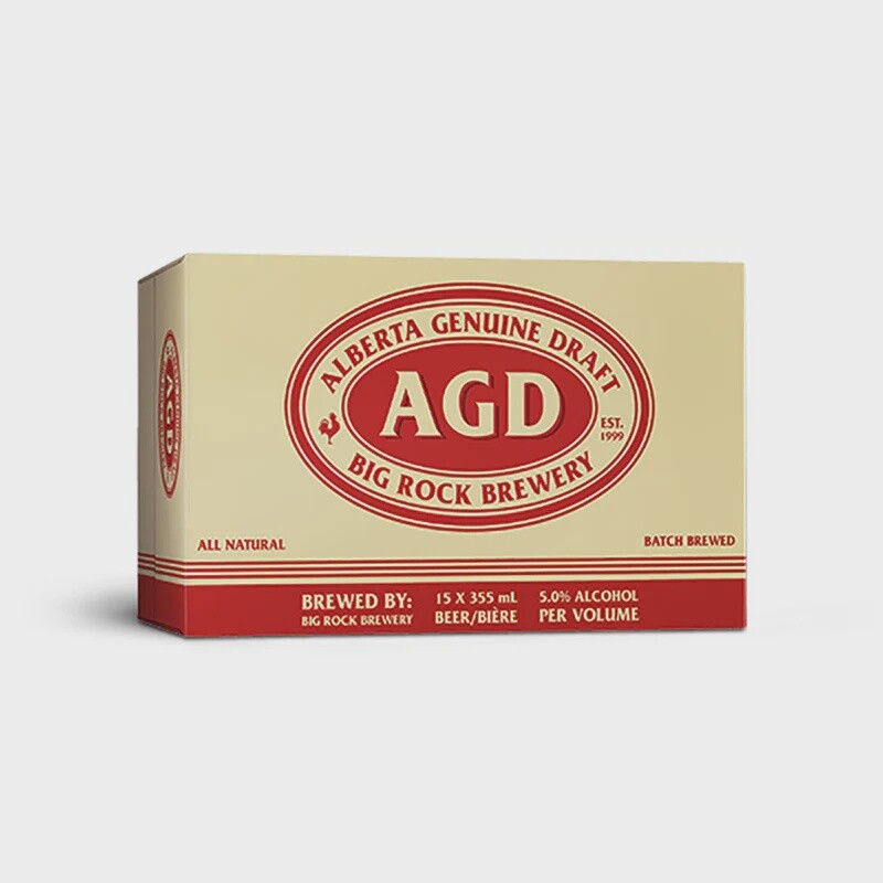 ALBERTA GENUINE DRAFT, Size: 15 Cans