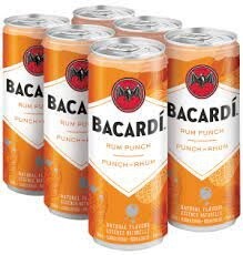 BACARDI RUM PUNCH, Size: 6 Cans