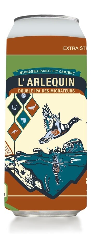 PIT CARIBOU - ARLEQUIN DOUBLE IPA, Size: 1 Can 473 ml