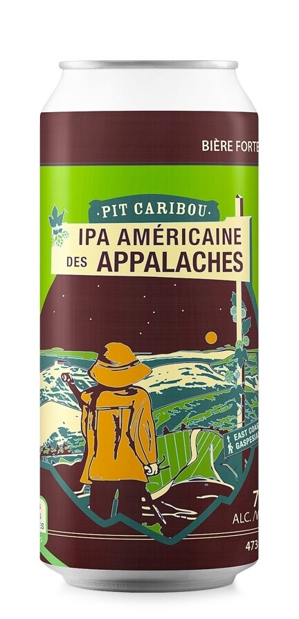 PIT CARIBOU - IPA DES APPLACHES, Size: 1 Can 473 ml