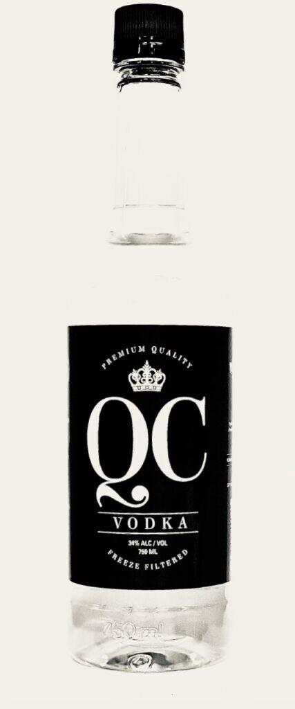QC Vodka, Size: 375 ml