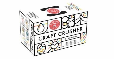 RUSSELL BREWING CRAFT CRUSHER 4260ml, Size: 12 Cans