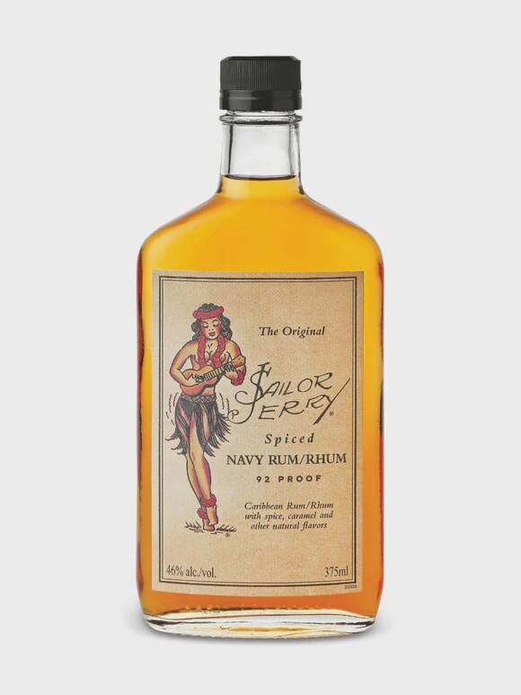 SAILOR JERRY SPICED NAVY RUM, Size: 375 ml
