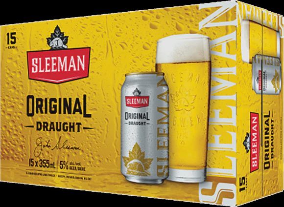 SLEEMAN ORIGINAL DRAUGHT, Size: 15 Cans