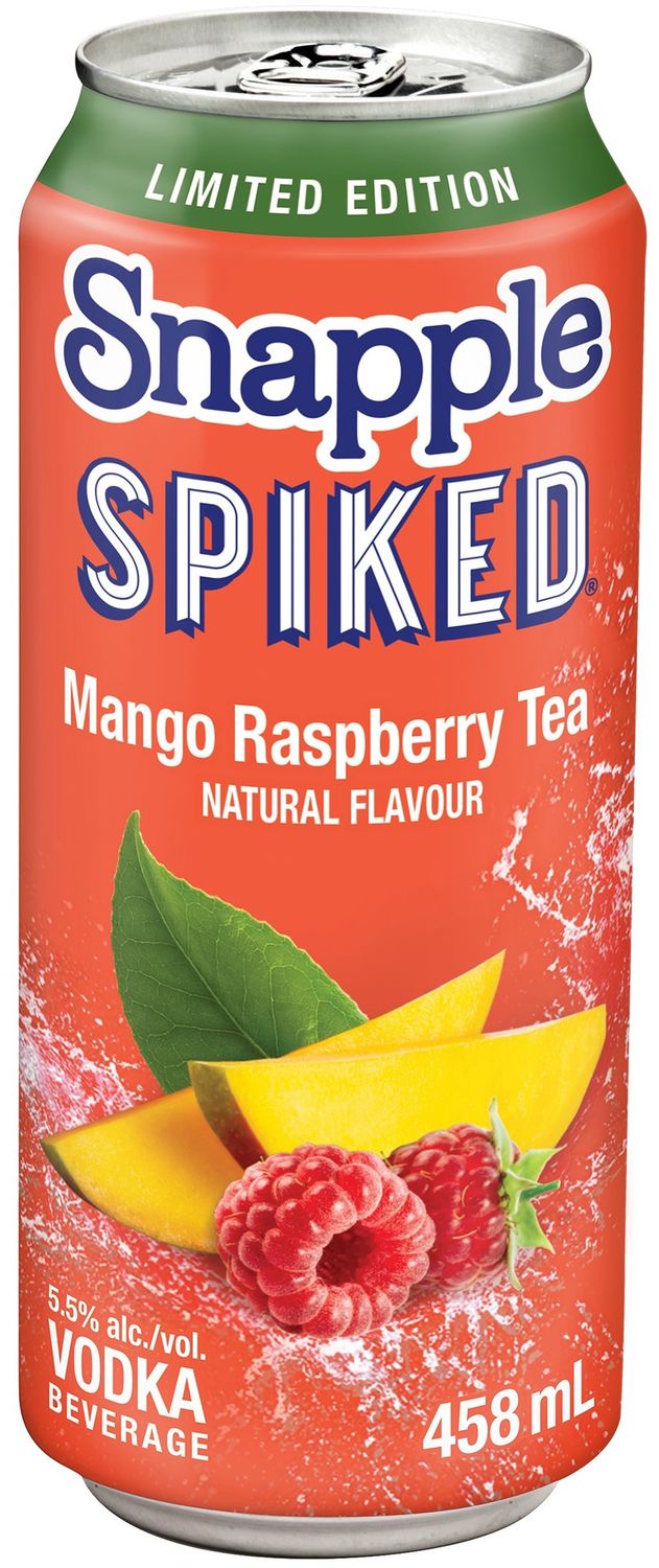 SNAPPLE SPIKED MANGO RASPBERRY TEA, Size: 1 Can
