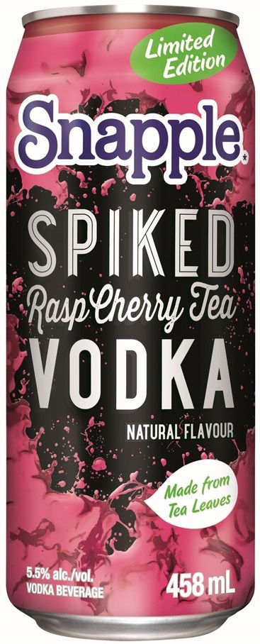 SNAPPLE SPIKED RASPCHERRY TEA VODKA, Size: 1 Can