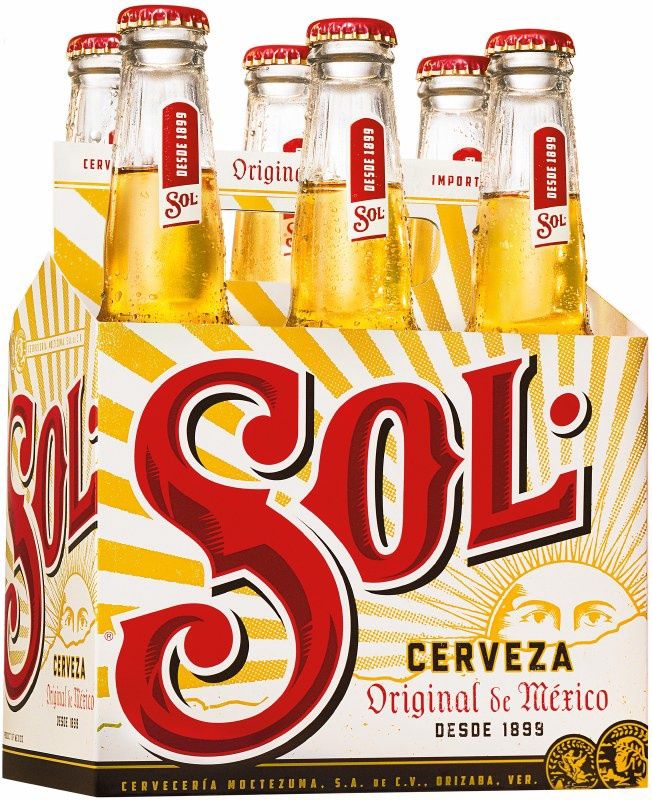 SOL CERVEZA DOMESTIC, Size: 6 Bottles