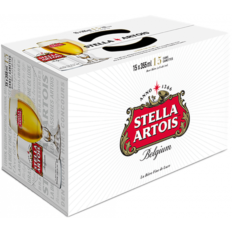 STELLA ARTOIS DOMESTIC, Size: 15 Cans