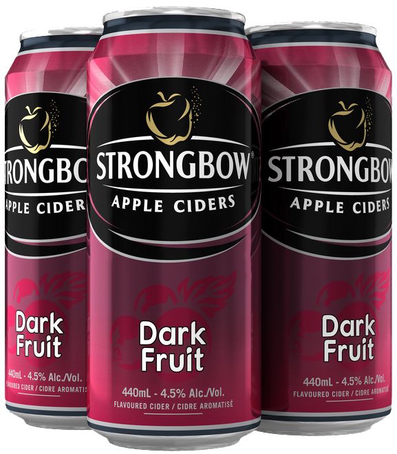 STRONGBOW DARK FRUIT CIDER, Size: 4 Cans