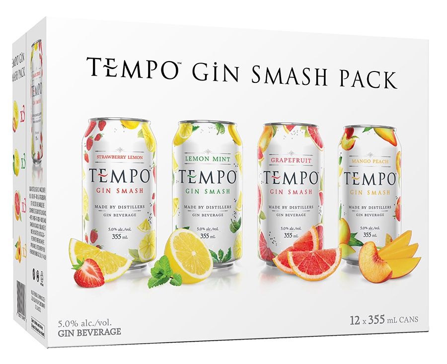 TEMPO GIN SMASH MIXED PACK, Size: 12 Cans