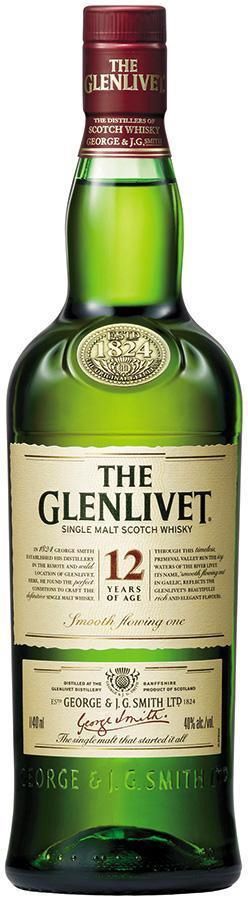 THE GLENLIVET 12 YEAR OLD, Size: 750 ml