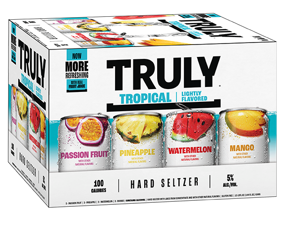 TRULY HARD SELTZER TROPICAL MIX PACK, Size: 12 Cans