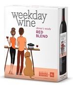 WEEKDAY WINE RED BLEND, Size: 4000 ml