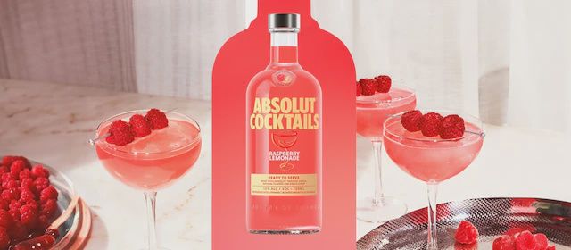 ABSOLUT RASPBERRY LEMONADE, Size: 750 ml