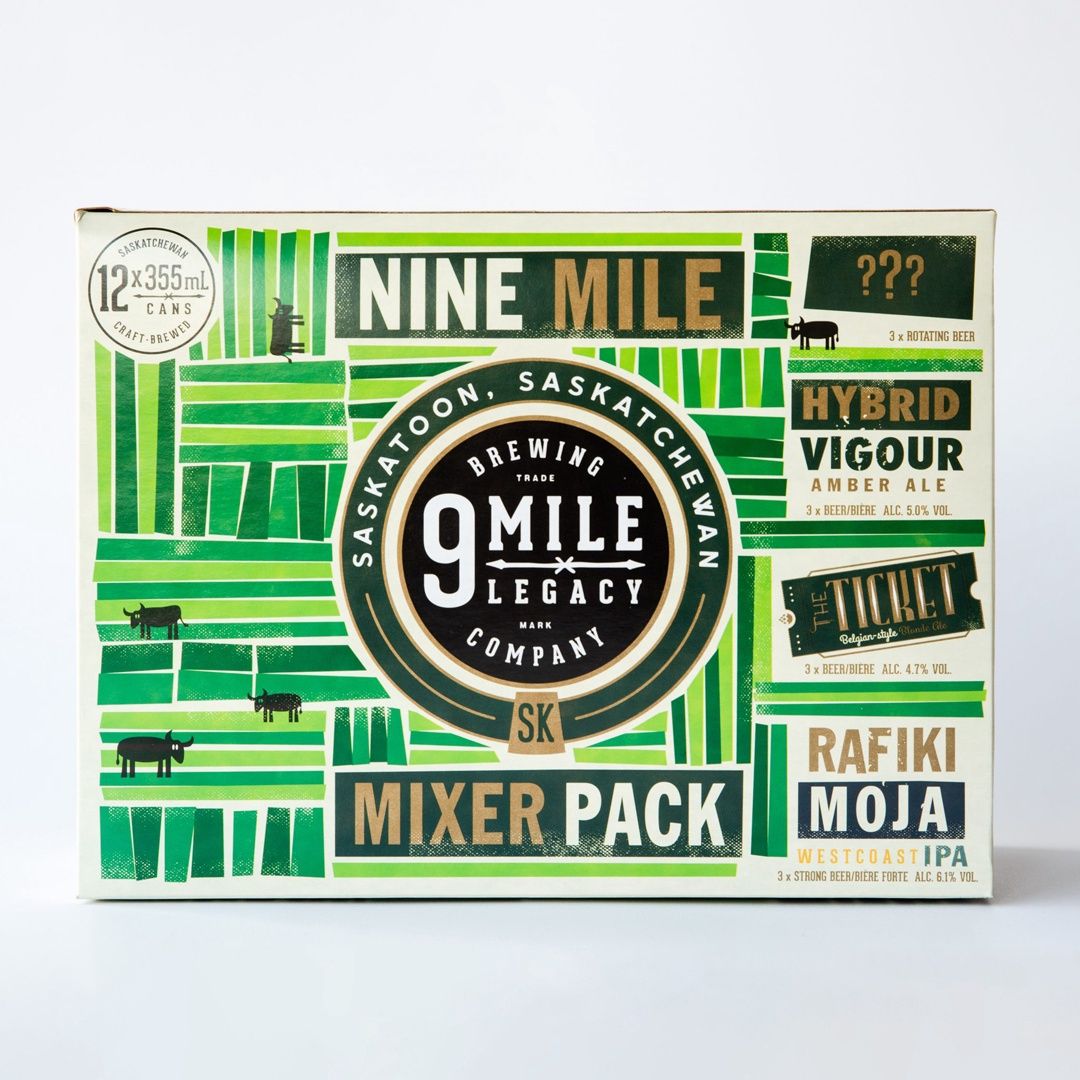 9 MILE LEGACY MIXER PACK, Size: 12 Cans