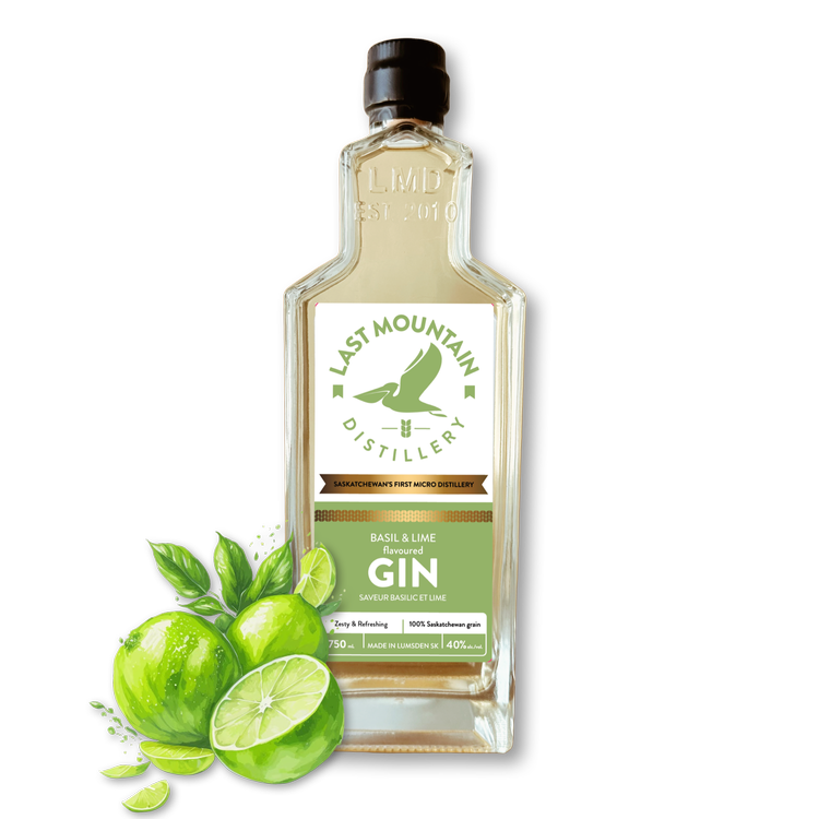 LAST MOUNTAIN BASIL &amp; LIME GIN, Size: 750 ml