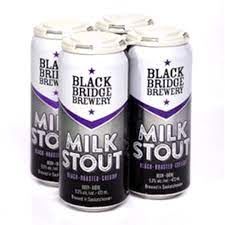 BLACK BRIDGE MILK STOUT, Size: 4 Cans