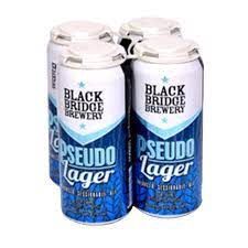 BLACK BRIDGE PSEUDO LAGER, Size: 4 Cans