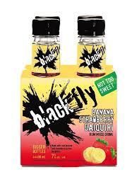 BLACK FLY BANANA STRAWBERRY DAIQUIRI, Size: 4 Bottles