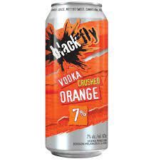 BLACK FLY VODKA CRUSHED ORANGE, Size: 1 Can
