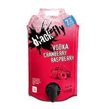 BLACK FLY VODKA CRANBERRY RASPBERRY, Size: 3000 ml
