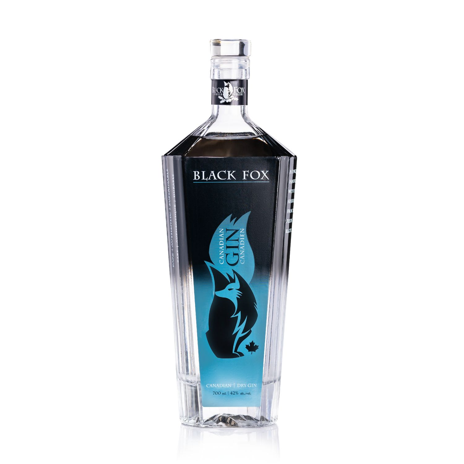 BLACK FOX GIN, Size: 750 ml