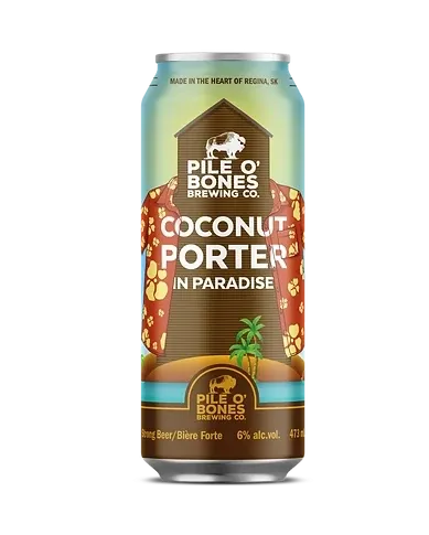 Pile O&#39; Bones Coconut Porter, Size: 4 Cans