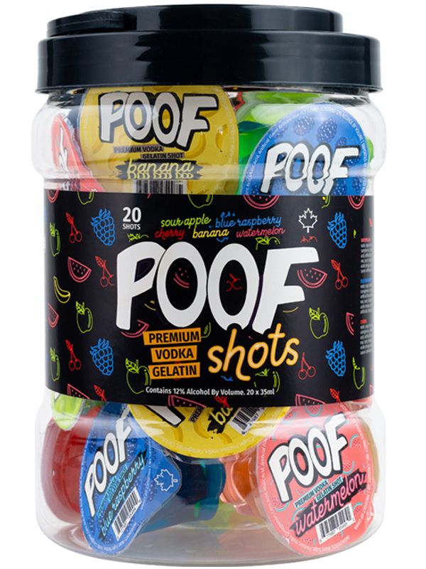 POOFSHOTS, Size: 20x35 ml
