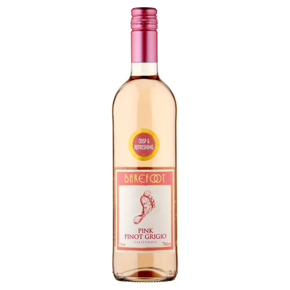 BAREFOOT PINK PINOT GRIGIO, Size: 750 ml