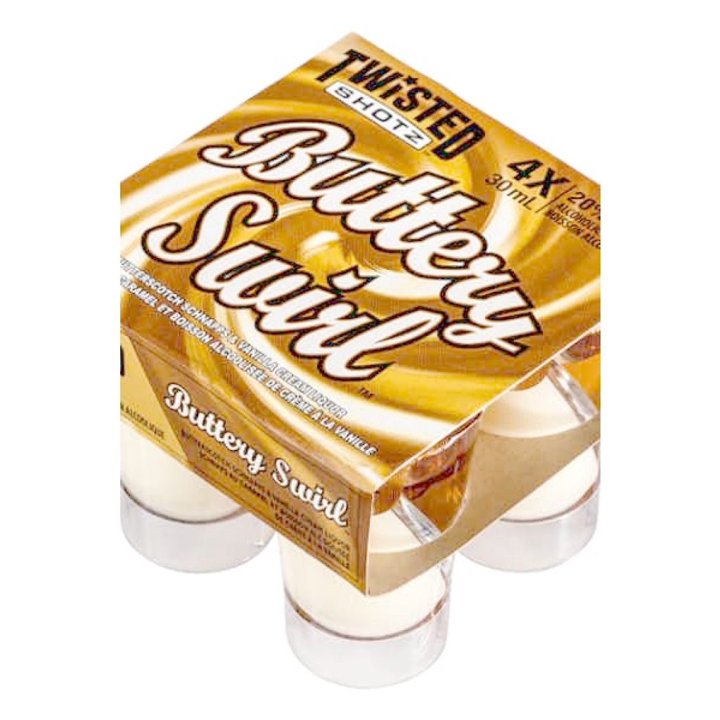 BUTTERY SWIRL TWISTED SHOTZ, Size: 4x30 ml