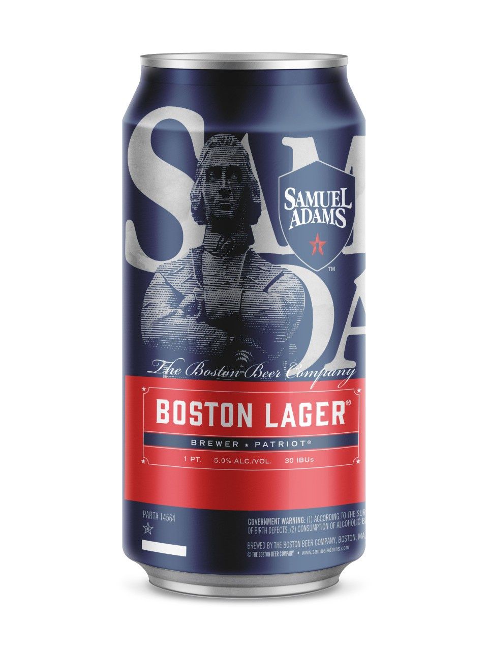 SAMUEL ADAMS BOSTON LAGER, Size: 1 Can 473ml