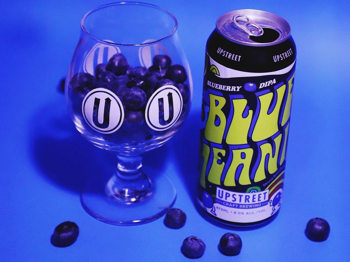 BLUE MEANIE BLUEBERRY DOUBLE IPA, Size: 1 Can 473 ml
