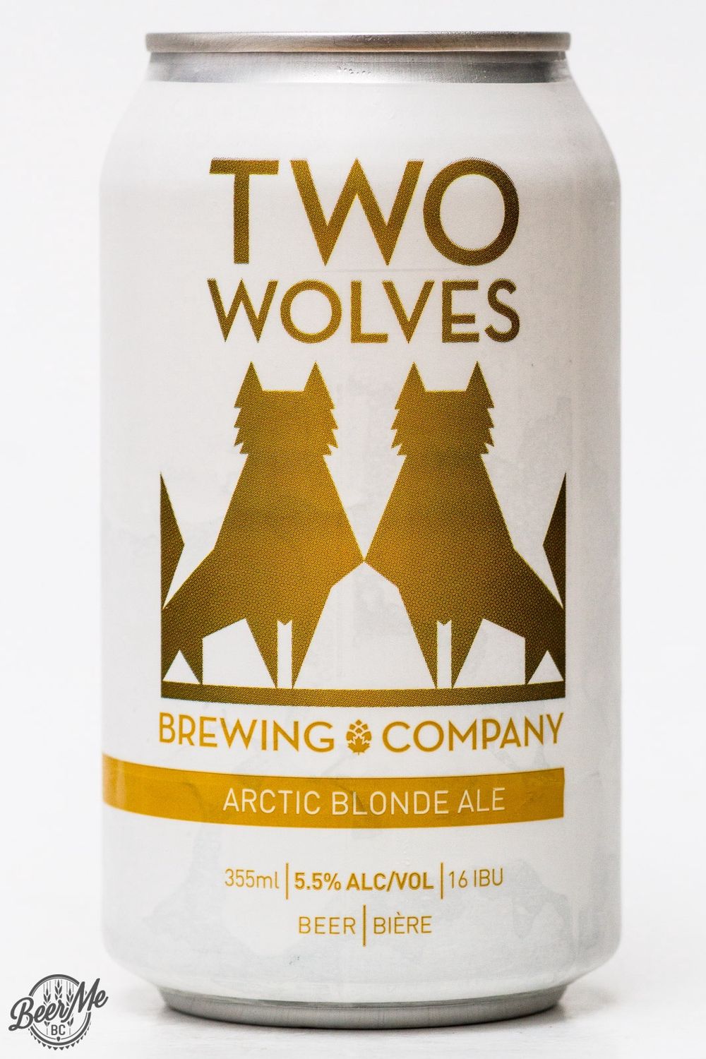 TWO WOLVES BREWING ARTIC BLONDE ALE, Size: 1 Can 473 ml