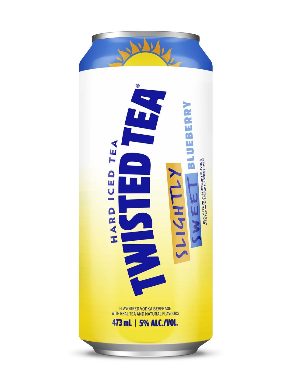 TWISTED TEA SLIGHTLY SWEET BLUEBERRY