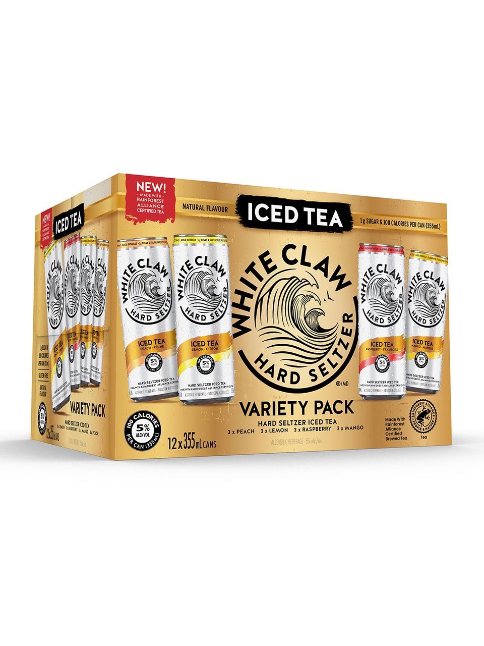 WHITE CLAW ICED TEA VARIETY
