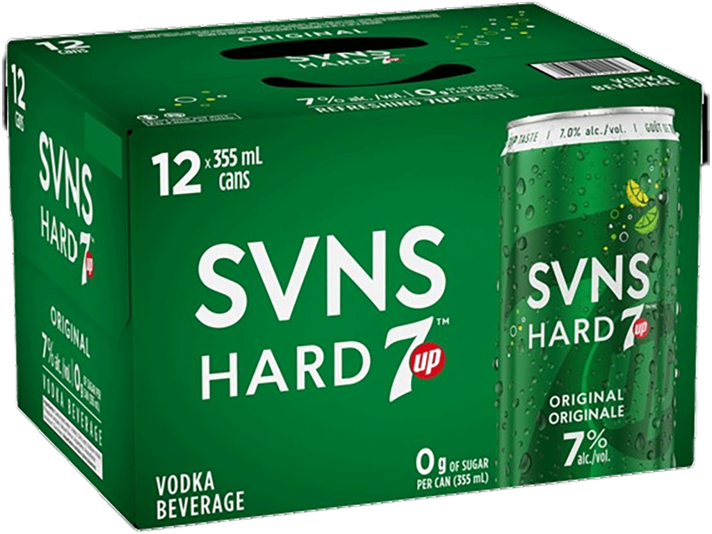 SVNS HARD 7UP ORIGINAL, Size: 12 Cans