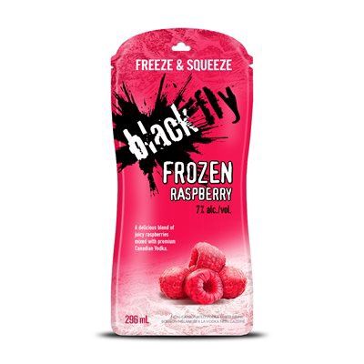 BLACK FLY VODKA RASPBERRY FROZEN, Size: 1 Pouch