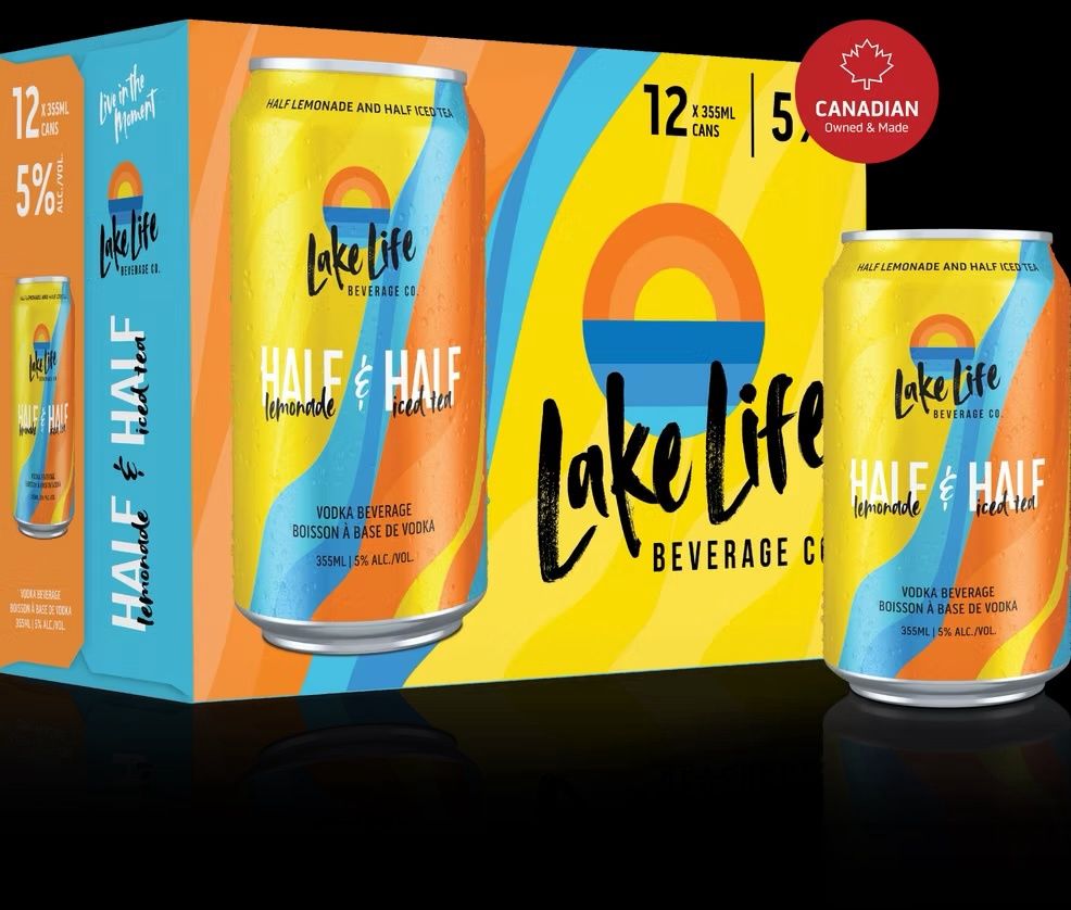 LAKE LIFE HALF &amp; HALF, Size: 12 Cans