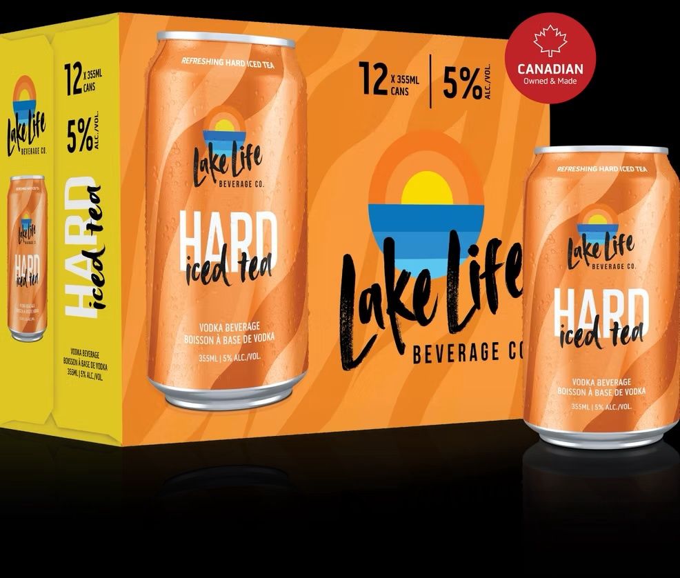 LAKE LIFE HARD ICED TEA, Size: 12 Cans