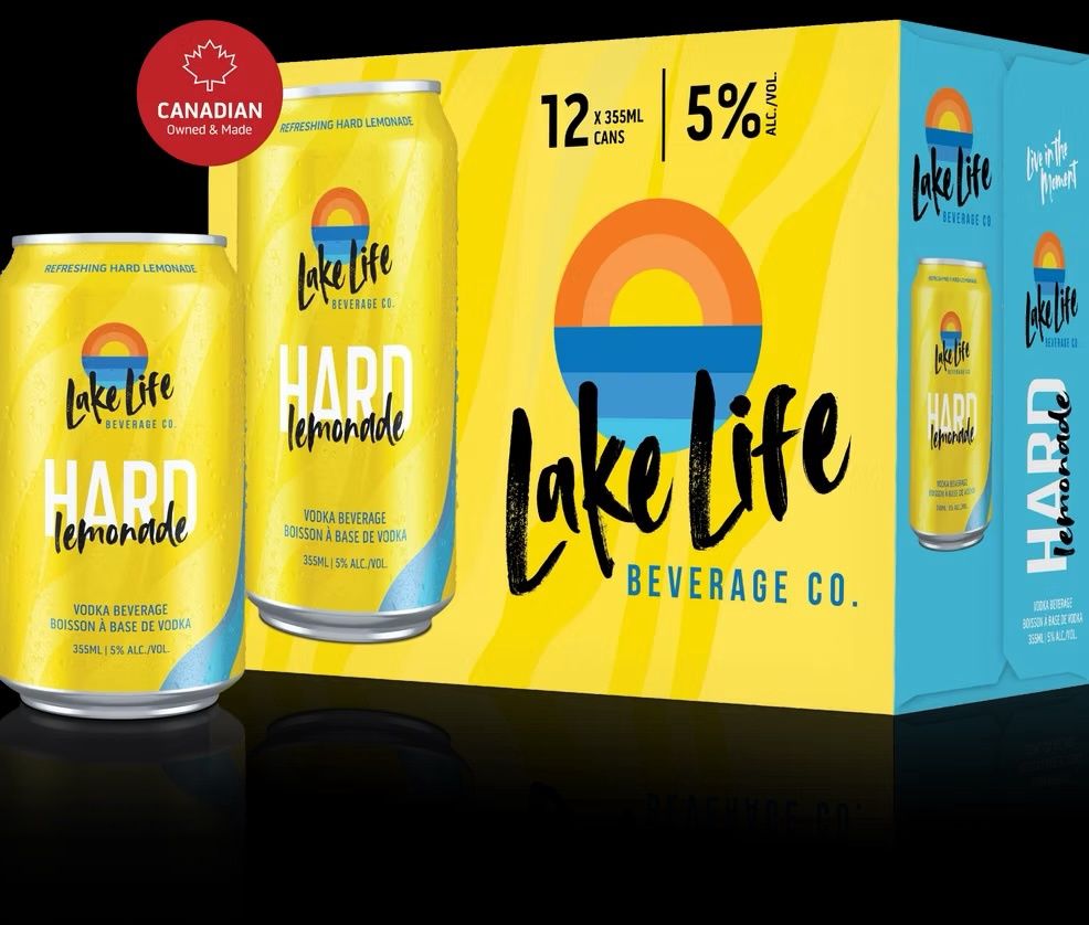 LAKE LIFE LEMONADE, Size: 12 Cans