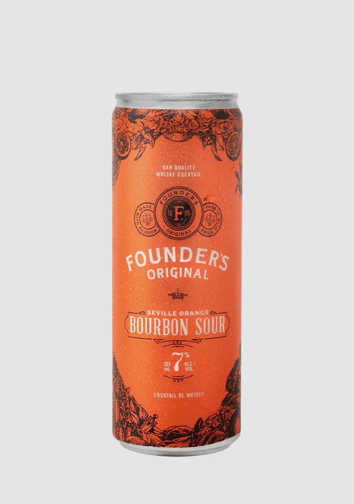 FOUNDERS BOURBON SOUR, Size: 1 Can 473ml