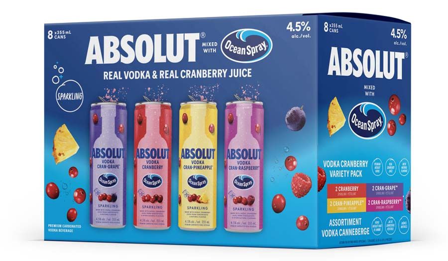ABSOLUT OCEAN SPRAY VARIETY