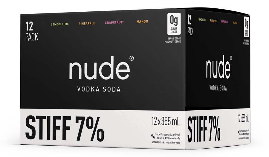 NUDE VODKA SODA STIFF MIXER