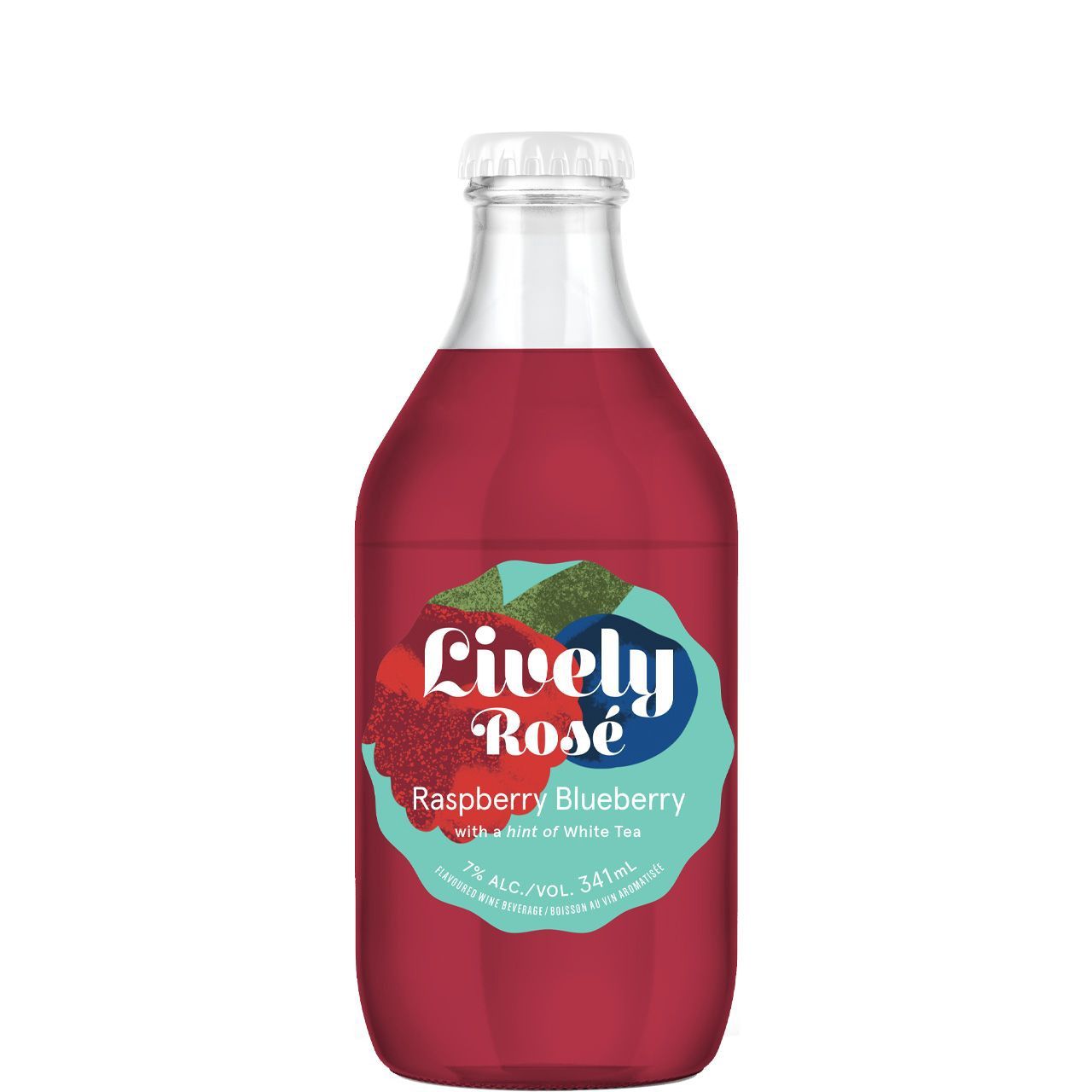 LIVELY RASPBERRY BLUEBERRY ROSE, Size: 341 ml