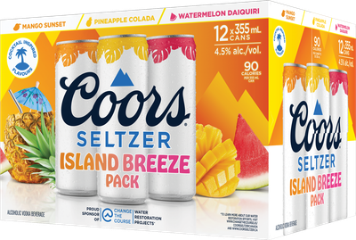 COORS SELTZER ISLAND BREEZE MIX